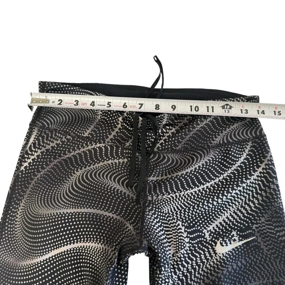 Nike Dri Fit Power Essential Running Tights w/ Back‎ Zip Pocket 890419 Sz M #551